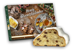 Münchner Kindl-Stollen und Honig-Adventskalender